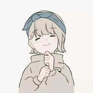 简单卡通人物情侣头像