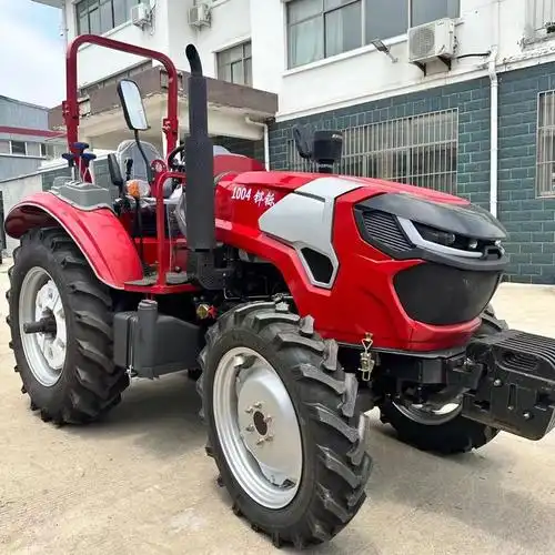 100马力四轮四驱拖拉机 水旱田两用大型拖拉机旋耕机 农用四轮车