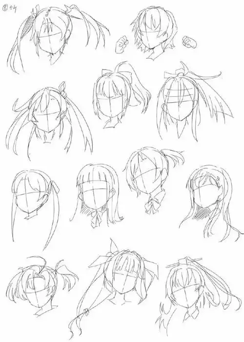 初学者学画动漫人物必备素材,动漫人物画法教程,干货收藏备用!