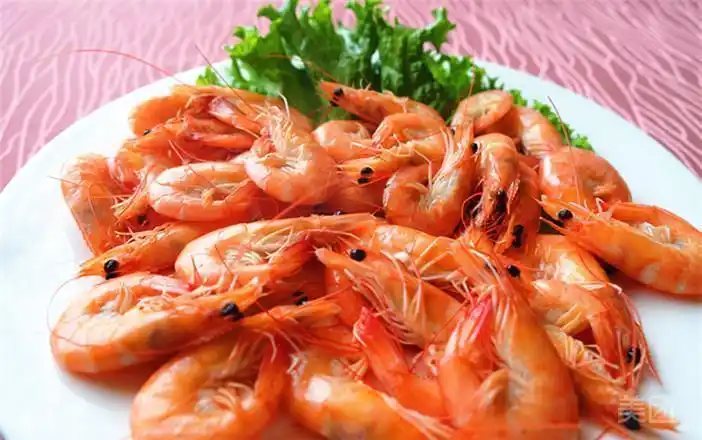 盐水基围虾图片