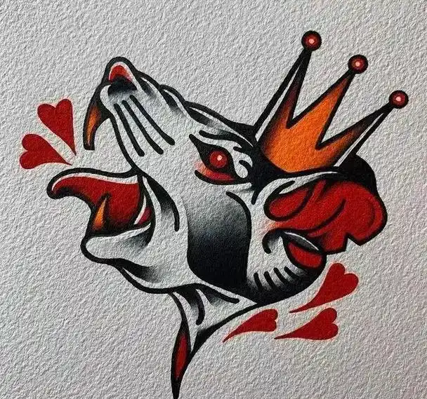 old school花臂拼接素材#成都纹身 #纹身图案手稿  - 抖音