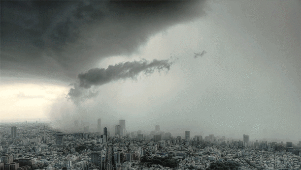 奇特的自然天气景观