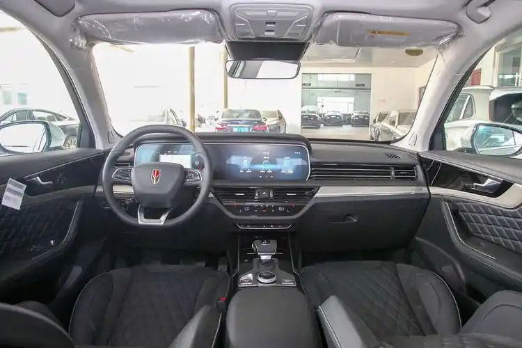 红旗hs5内饰-后排-动力-易车