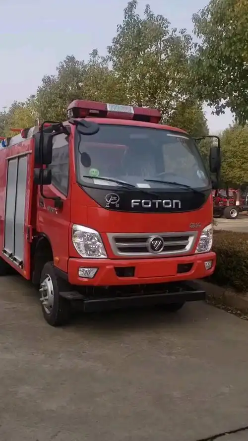 福田四驱水罐消防车罐体容积25吨四驱消防车越野消防车福田消防车25吨