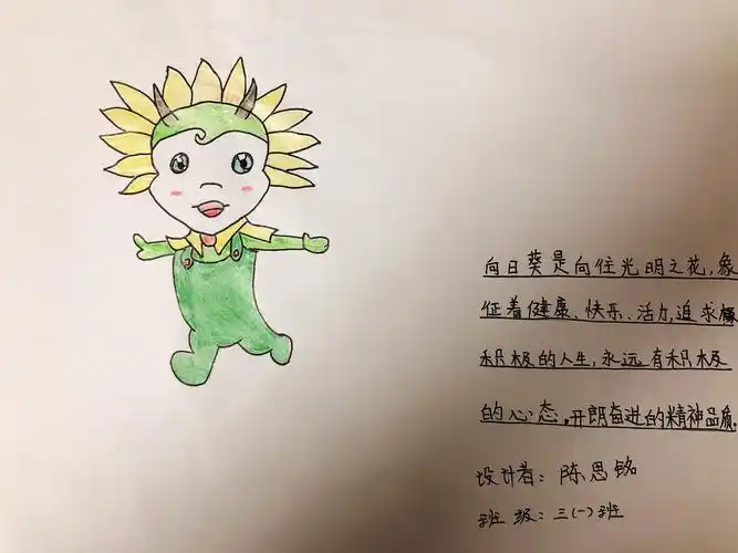 三年级部分"吉祥物设计"作业