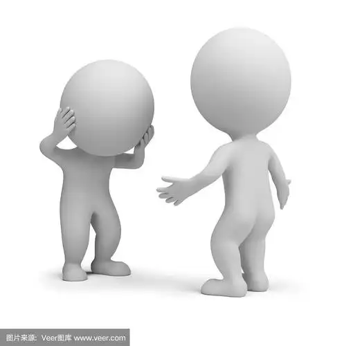 3d小人-情绪化的谈话