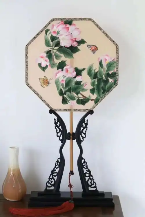 精品单面绣团扇