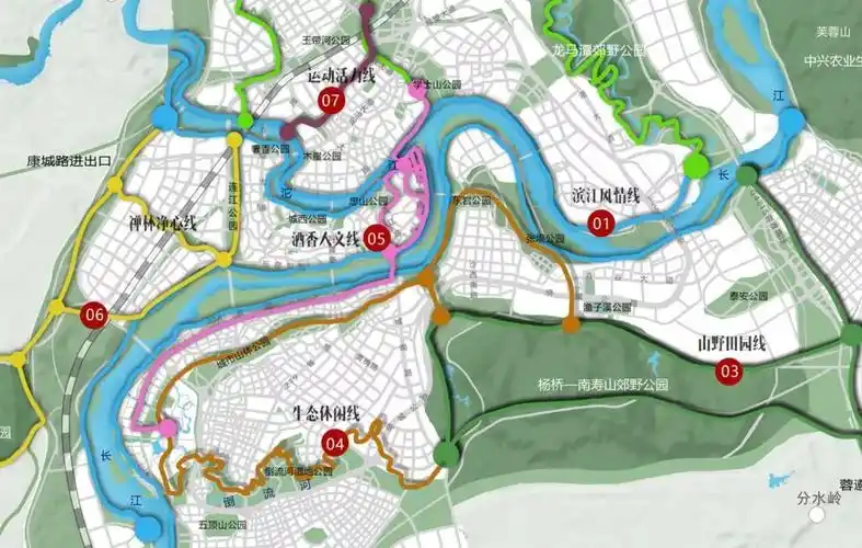 泸州这条快捷通道2020年将建成还有这些高颜值线路你知道几条