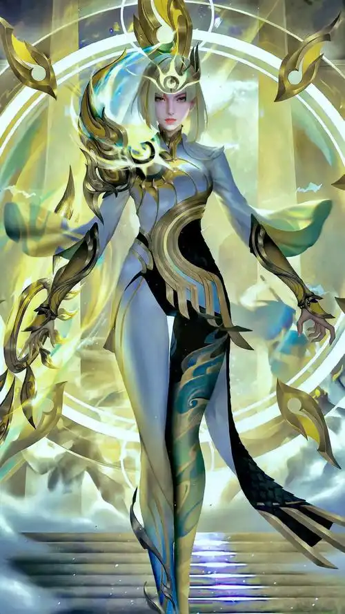 神殿之下,无尽泪雨.#露娜新皮肤#王者荣耀 #手机壁纸 #抖 - 抖音