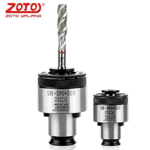 zoto 攻丝夹头扭力过载保护攻牙机用丝锥丝攻快换浮动伸缩弹性筒夹