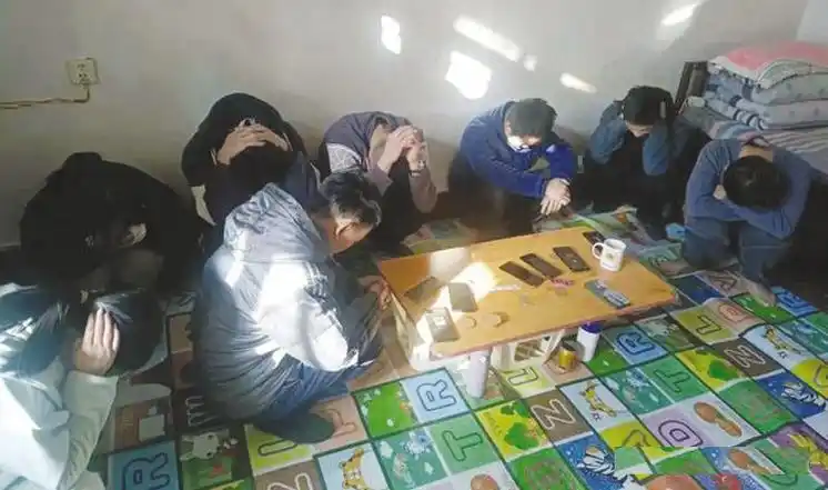 咸阳市公安局彩虹分局东区派出所捣毁一处传销窝点