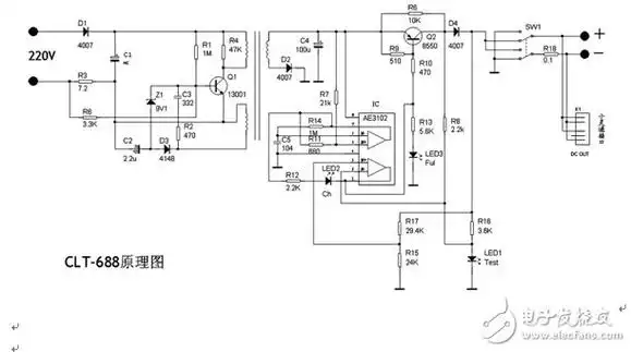 手机万能充电器电路原理解析—电路图天天读(279)