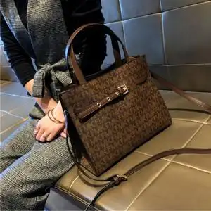 官方旗舰店lv&fa真皮包包女大容量气质手提大包单肩斜跨托特包潮