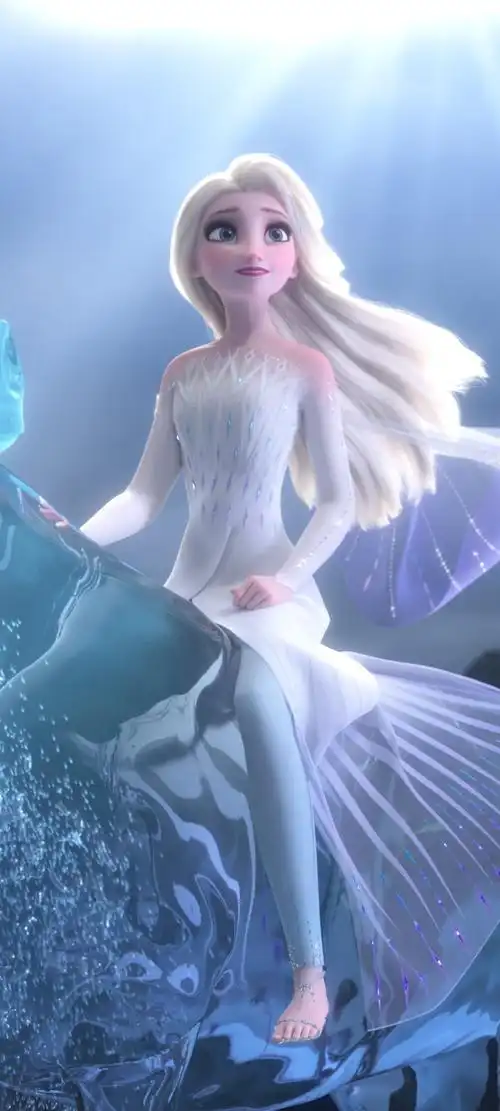 冰雪奇缘2艾莎手机壁纸,卡通动漫-可爱美图