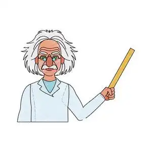 科学家男人卡通图标照片