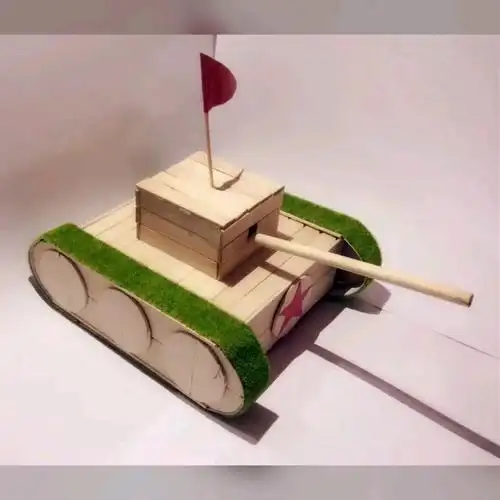 用各种雪糕棒制作的手工作品