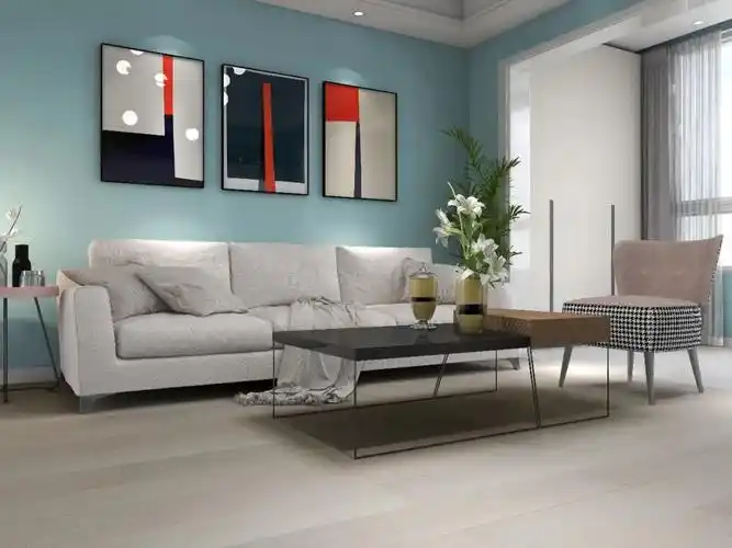 生活家地板图片灰色系实木复合地板效果图