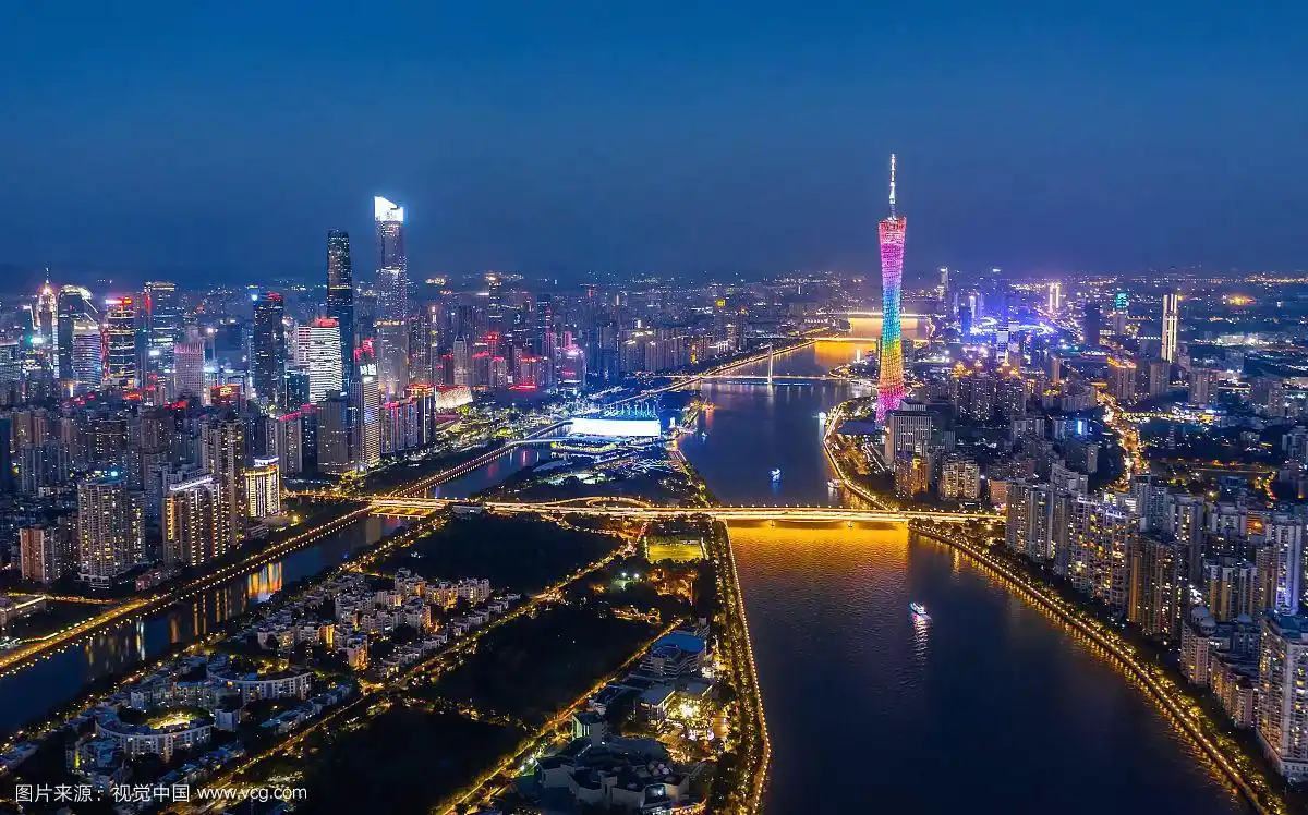 广州城鸟瞰摄影