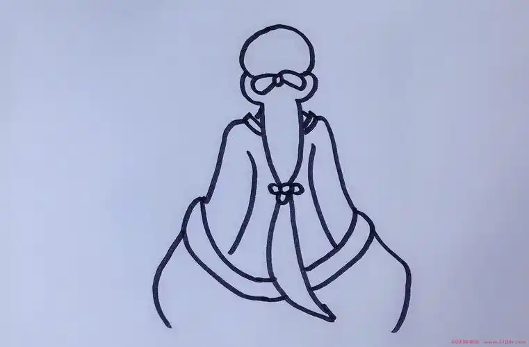 人的后背简笔画