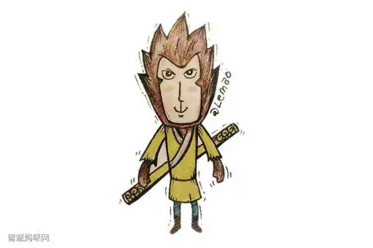 西游记之大圣归来齐天大圣孙悟空简笔画