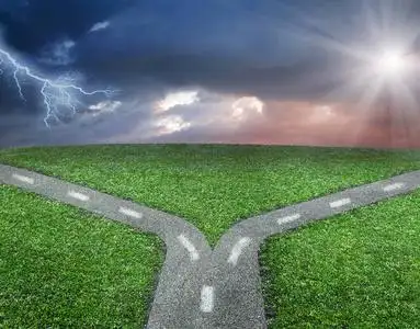 分岔分岔路口概念照片