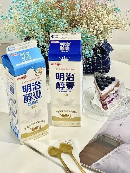 明治牛奶好口感 来自牛的快乐感