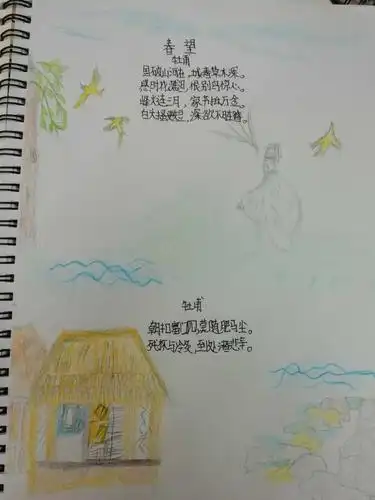 杜甫春望满腔的家国情怀无处安放诗配画