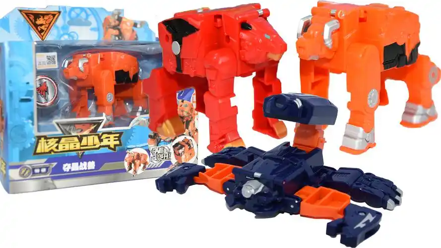 核晶少年 特使 夺晶战兽 变形合体 接力比赛