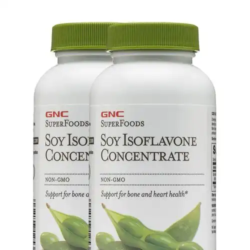 【直营】gnc健安喜 大豆异黄酮胶囊50mg 天然雌激素 90粒*2瓶
