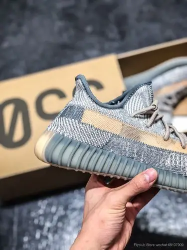 外贸巴斯夫adidasyeezyboost350v2新灰蓝fz5421