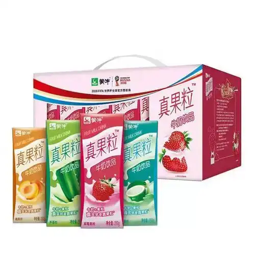 酸奶24盒整箱蒙牛真果粒口味24盒过年送礼年货礼盒装牛奶高品质