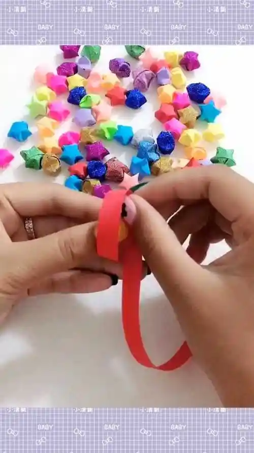 教你怎么折小星星_腾讯视频