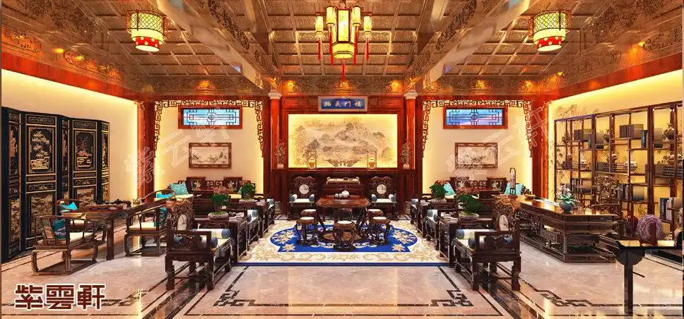 安徽桐城四合院别墅中式装修旖旎风光繁华静雅