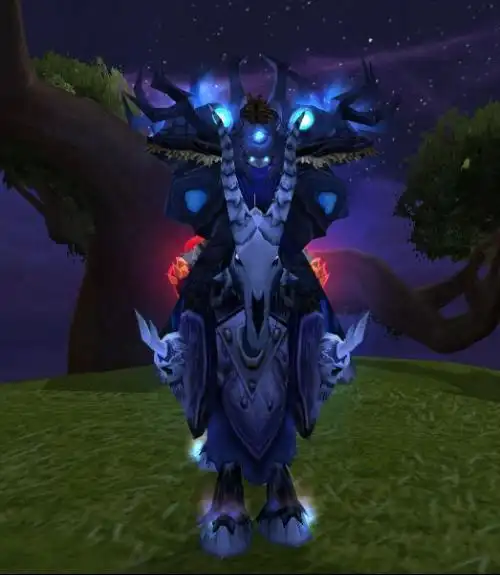 死亡骑士 他骑的是什么东西啊