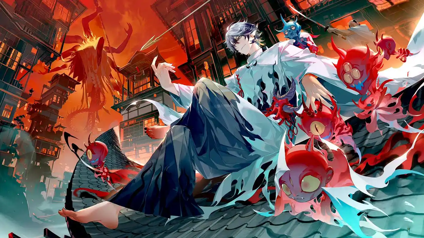 游戏《阴阳师》插画欣赏