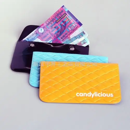 温州厂家pvc票夹靓丽票夹女士用票夹