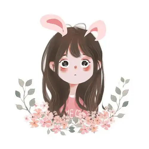 q版可爱蜡笔风卡通情侣头像人物形象微信logo真人照片漫画定制