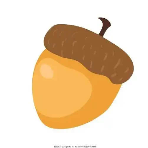 手绘坚果手绘坚果坚果简笔画坚果动漫卡通插画儿童绘本儿童画画矢量图