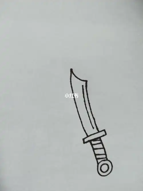 刀帅气简笔画小刀简笔画大刀简笔画简笔画刀大刀的画法未来武器刀简笔