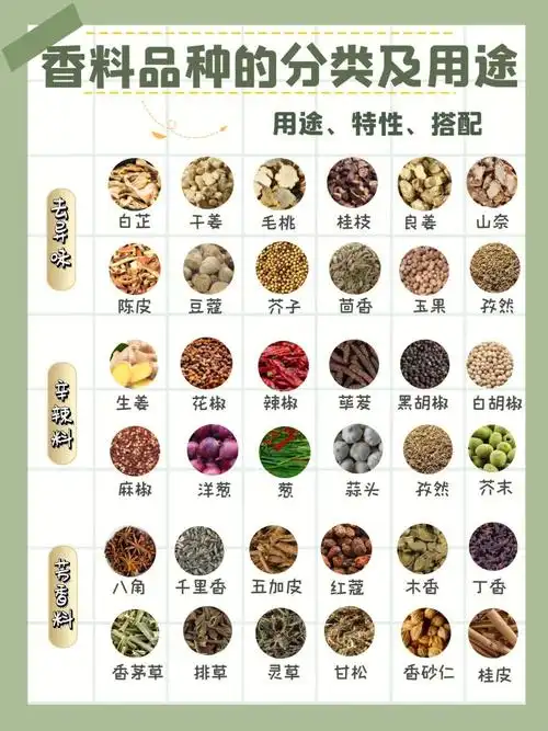 生活常识香料分类以及搭配法则吃货必知