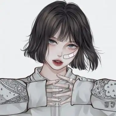 侧脸头像女生高冷霸气动漫