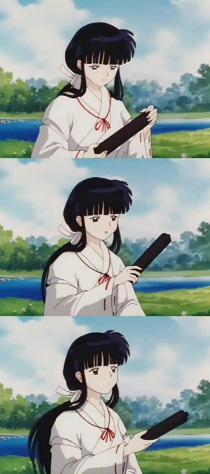 犬夜叉无水印桔梗壁纸桔梗大人抱图吱谢谢