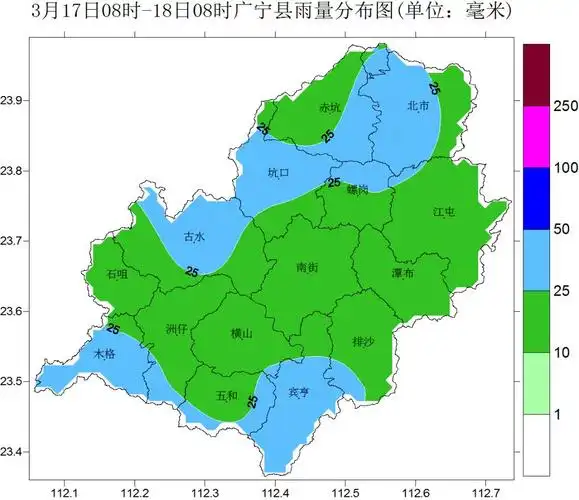 我县普降中到大雨,从昨日到今晨,广宁最近也是"被雨神翻了牌子".