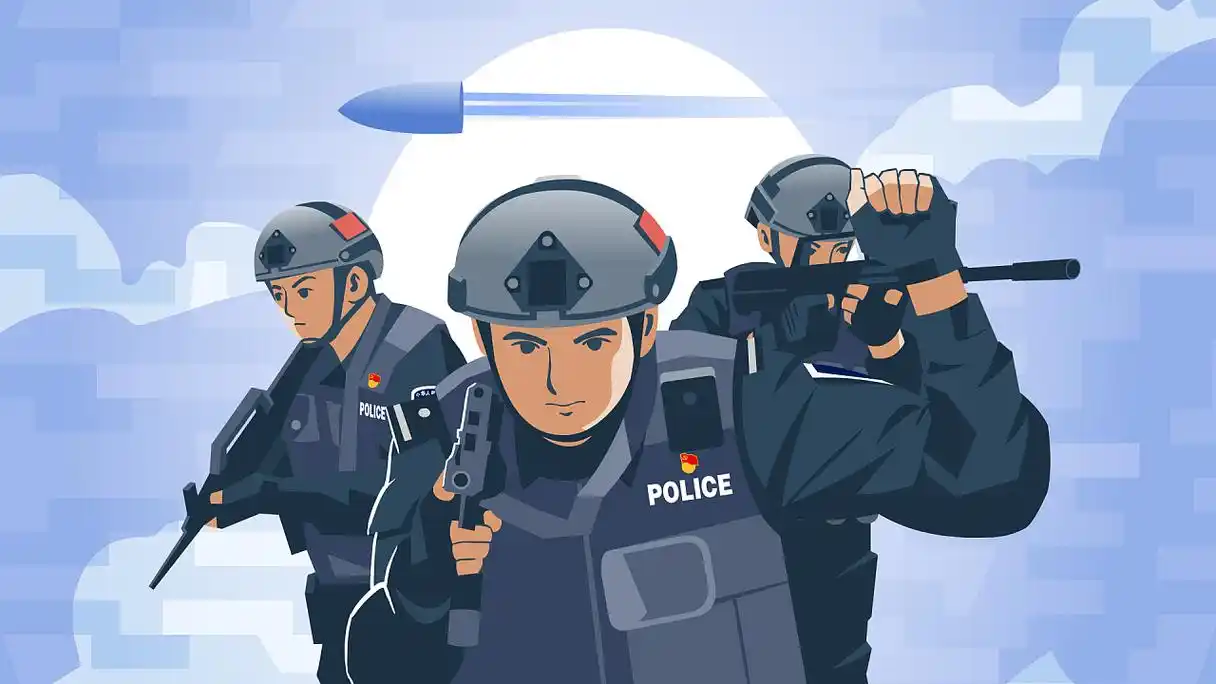 中国人民警察节发布会开场动画