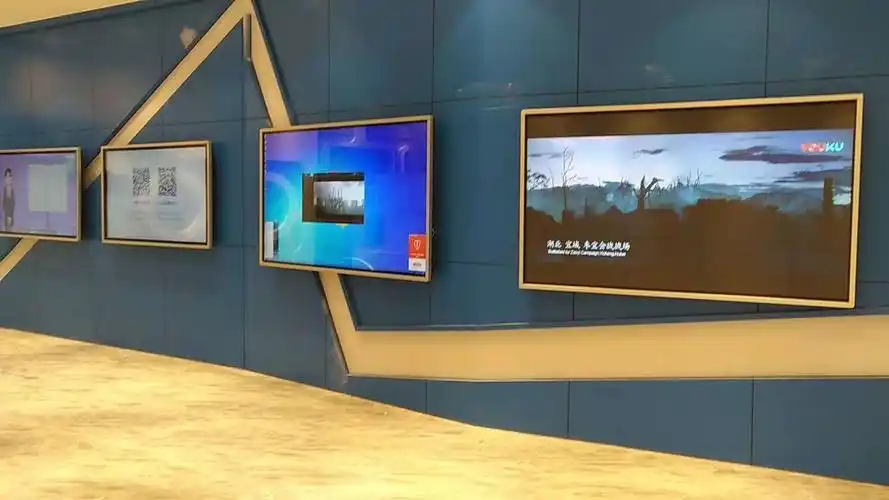 oboo鸥柏智慧展台文化展厅触摸屏一体机解决方案