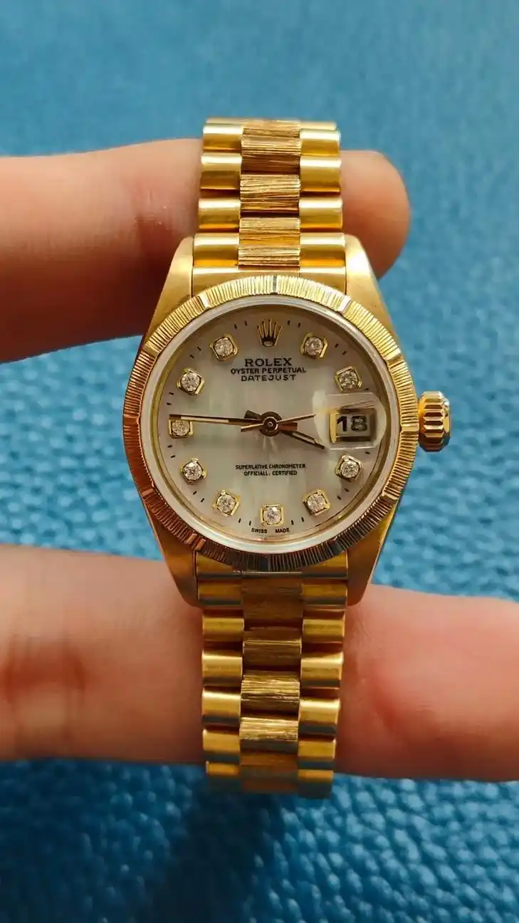 劳力士rolex日志型系列后改盘镶钻女表