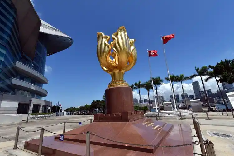 香港金紫荆广场(资料图片).