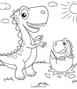 白垩纪 | 红豆饭小学生简笔画大全