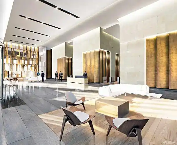 写字楼大厅装修设计效果图片