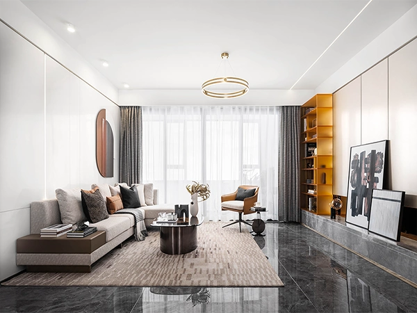 宣城香江金郡现代风格装修设计案例128平米装修效果图创艺装饰